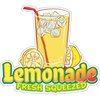 Signmission Lemonade Fresh Squeezed Concession Stand Food Truck Sticker, 16" x 8", D-DC-16 Lemonade Fresh D-DC-16 Lemonade Fresh Squeezed19